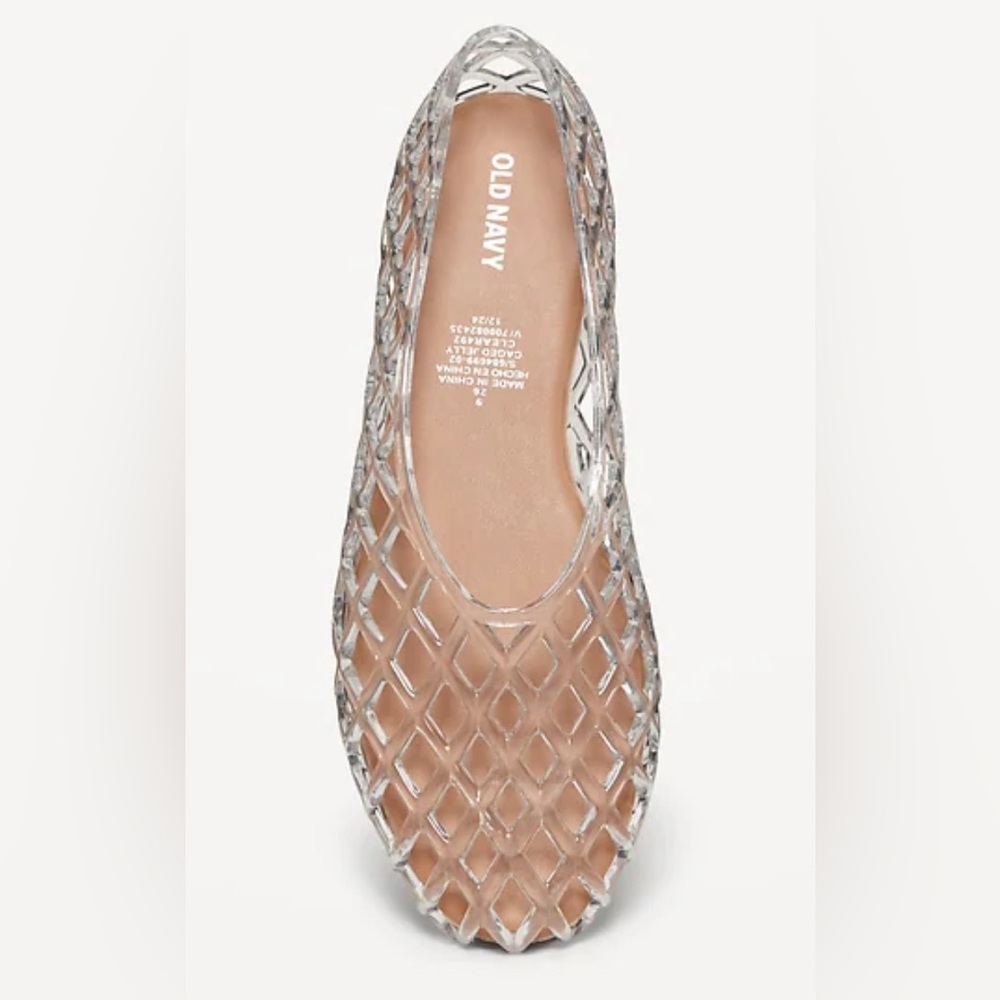 Old Navy Clear Jelly Shoes - size 6